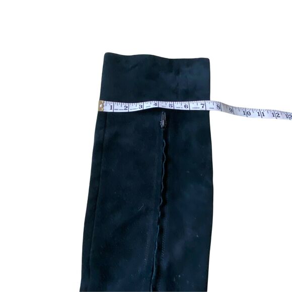 Clarks Knee High Riding Boots Women's Black Suede Round Toe Side Zip size 9 M - Picture 12 of 12